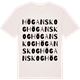 Vintage White t-shirt med Höganskog ordlek t-shirt