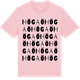 Pink Cotton t-shirt med Högaö ordlek t-shirt