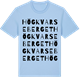 Blue Soul t-shirt med Högkvarseberget ordlek t-shirt