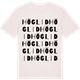 Vintage White t-shirt med Höglid ordlek t-shirt