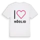 Jag älskar Höglid t-shirt stort tryck