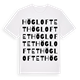 Högloftet ordlek t-shirt