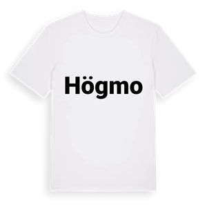 Högmo fetstil t-shirt – ekologisk bomull t-shirt från Pinshirt
