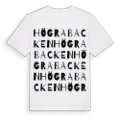 Högrabacken ordlek t-shirt