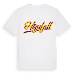 Högsfall baseball t-shirt – ekologisk bomull t-shirt från Pinshirt