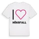 Jag älskar Högsfall t-shirt stort tryck