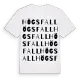 Högsfall ordlek t-shirt