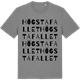 Mid Heather Gray t-shirt med Högstafallet ordlek t-shirt