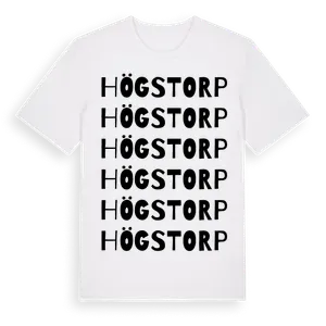 Högstorp ordlek t-shirt – ekologisk bomull t-shirt från Pinshirt