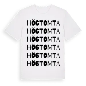 Högtomta ordlek t-shirt – ekologisk bomull t-shirt från Pinshirt
