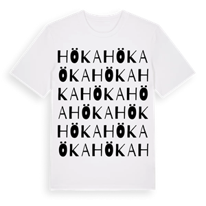 Höka ordlek t-shirt – ekologisk bomull t-shirt från PinShirt