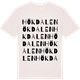 Vintage White t-shirt med Hökdalen ordlek t-shirt
