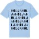 Blue Soul t-shirt med Hölja ordlek t-shirt