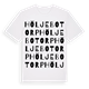 White t-shirt med Höljebotorp ordlek t-shirt