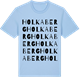 Blue Soul t-shirt med Holkaberg ordlek t-shirt