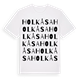 Holkåsa ordlek t-shirt