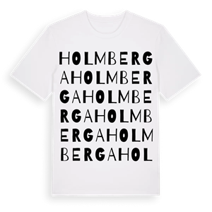 Holmberga ordlek t-shirt – ekologisk bomull t-shirt från Pinshirt
