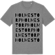 Mid Heather Gray t-shirt med Holmestorp ordlek t-shirt