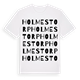 Holmestorp ordlek t-shirt