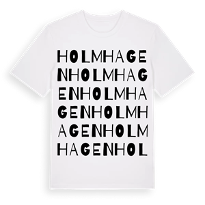 Holmhagen ordlek t-shirt – ekologisk bomull t-shirt från Pinshirt