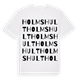 Holmshult ordlek t-shirt