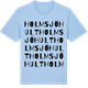 Blue Soul t-shirt med Holmsjöhult ordlek t-shirt