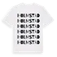 White t-shirt med Holmstad ordlek t-shirt