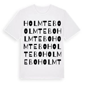 Holmtebo ordlek t-shirt – ekologisk bomull t-shirt från Pinshirt