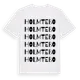 White t-shirt med Holmtebo ordlek t-shirt
