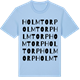 Blue Soul t-shirt med Holmtorp ordlek t-shirt