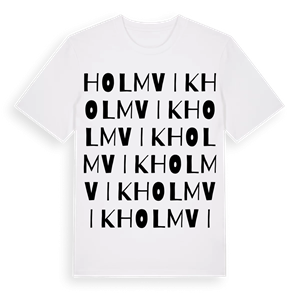 Holmvik ordlek t-shirt – ekologisk bomull t-shirt från Pinshirt