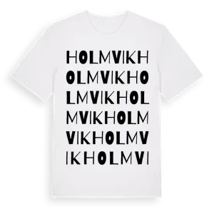 Holmvik ordlek t-shirt – ekologisk bomull t-shirt från Pinshirt