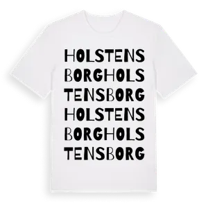 Holstensborg ordlek t-shirt – ekologisk bomull t-shirt från Pinshirt