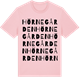 Pink Cotton t-shirt med Hörnegården ordlek t-shirt