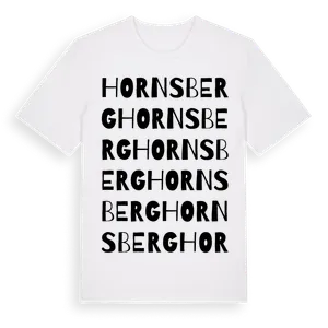 Hornsberg ordlek t-shirt – ekologisk bomull t-shirt från Pinshirt