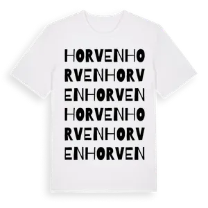 Horven ordlek t-shirt – ekologisk bomull t-shirt från Pinshirt