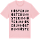 Pink Cotton t-shirt med Hösterum ordlek t-shirt
