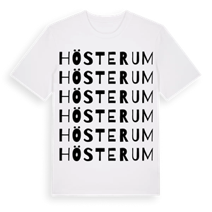 Hösterum ordlek t-shirt – ekologisk bomull t-shirt från Pinshirt