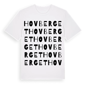 Hovberget ordlek t-shirt – ekologisk bomull t-shirt från Pinshirt