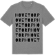 Mid Heather Gray t-shirt med Hovetorp ordlek t-shirt