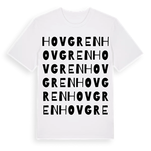 Hovgren ordlek t-shirt – ekologisk bomull t-shirt från Pinshirt