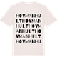 Vintage White t-shirt med Hovmanhult ordlek t-shirt