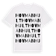 Hovmanhult ordlek t-shirt