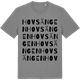 Mid Heather Gray t-shirt med Hovsängen ordlek t-shirt
