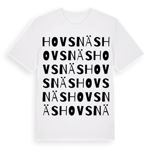 Hovsnäs ordlek t-shirt – ekologisk bomull t-shirt från Pinshirt