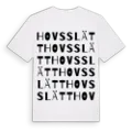 Hovsslätt ordlek t-shirt