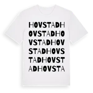 Hovstad ordlek t-shirt – ekologisk bomull t-shirt från Pinshirt