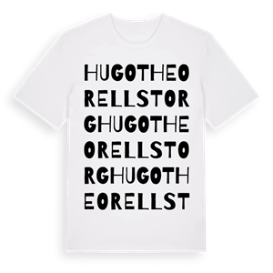 Hugo Theorells torg ordlek t-shirt – ekologisk bomull t-shirt från Pinshirt
