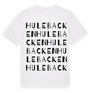 Hulebacken ordlek t-shirt – ekologisk bomull t-shirt från PinShirt