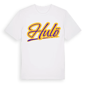 Hulö baseball t-shirt – ekologisk bomull t-shirt från Pinshirt